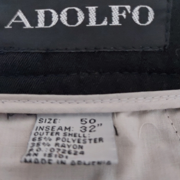 Dress Pant/Black Size 50 Men - Picture 4 of 8